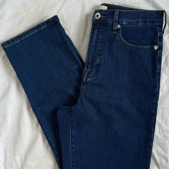 NWT Everlane Women's High-Key Stovepipe Jean in Dark Indigo - Picture 7 of 12